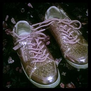 Rose gold very cute sneakers